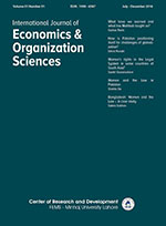 International Journal of Economics and Organization Sciences (IJEOS)