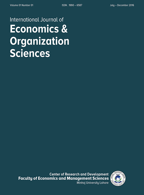 International Journal of Economics and Organization Sciences (IJEOS)