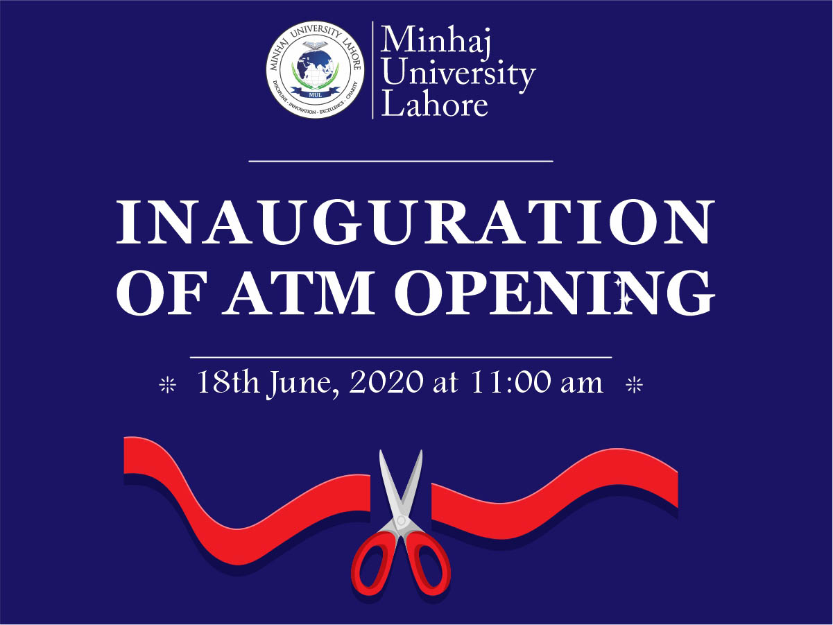 Inauguration of ATM opening 