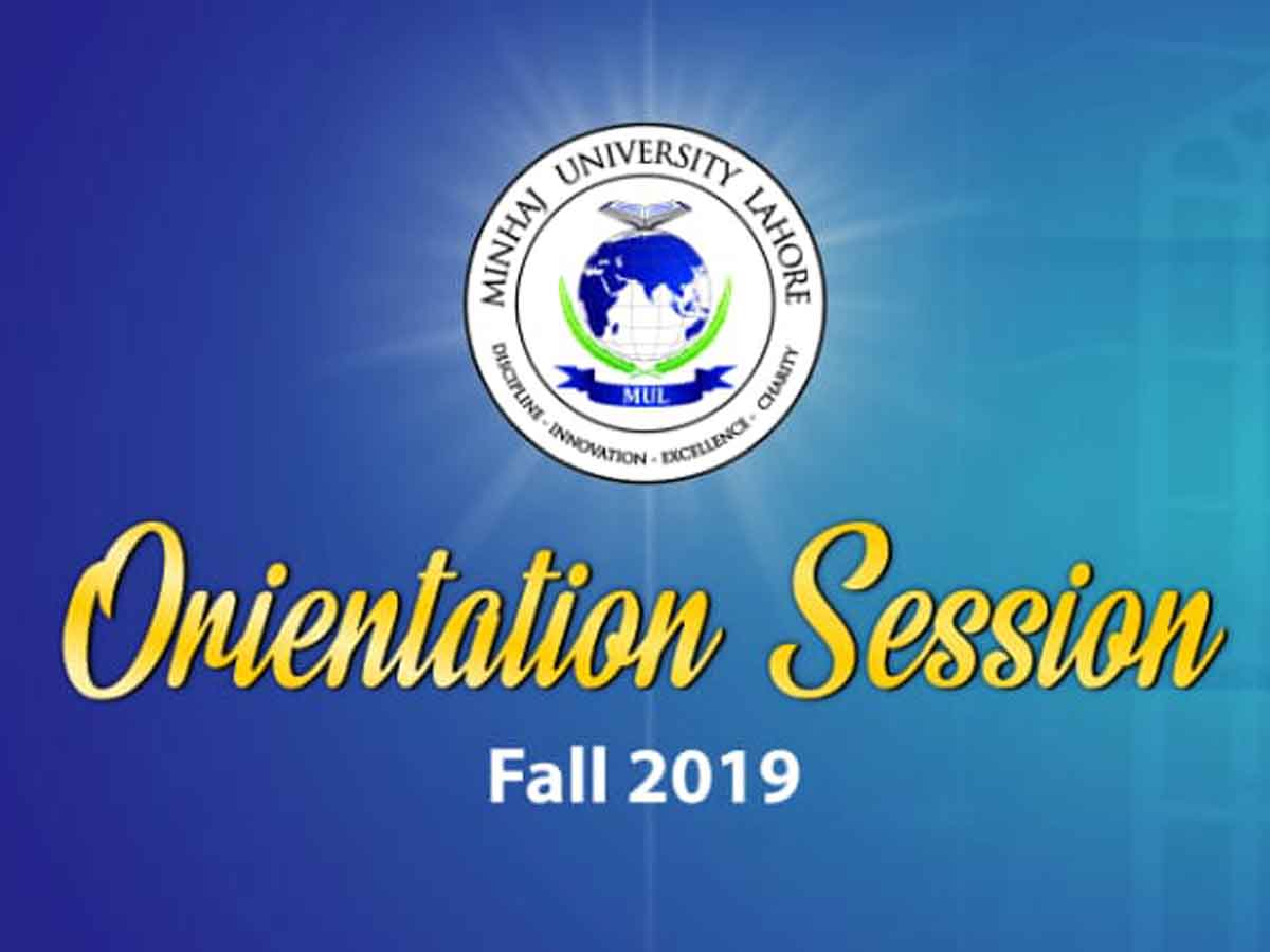 Orientation Session 2019