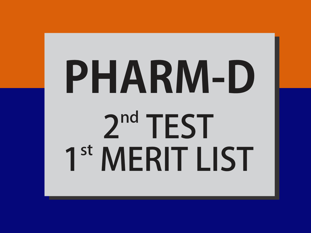 Pharm-D | Merit List